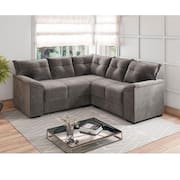 Sofá de Canto 5 Lugares Sued Lisboa Flash Estofados