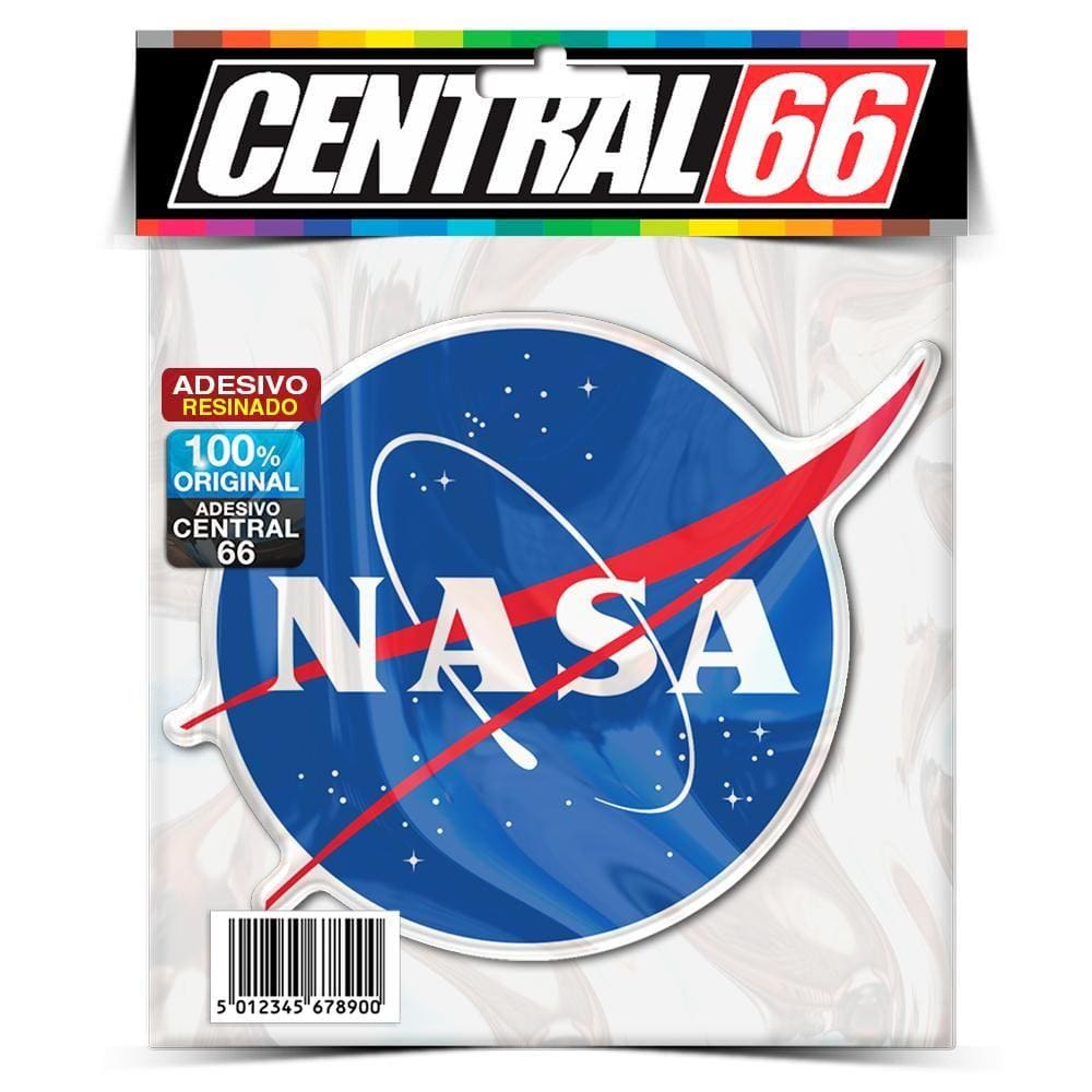 Adesivo Redondo Nasa Resinado