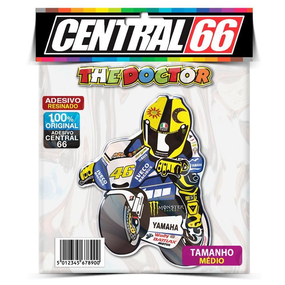Adesivo The Doctor Moto 14cm Resinado