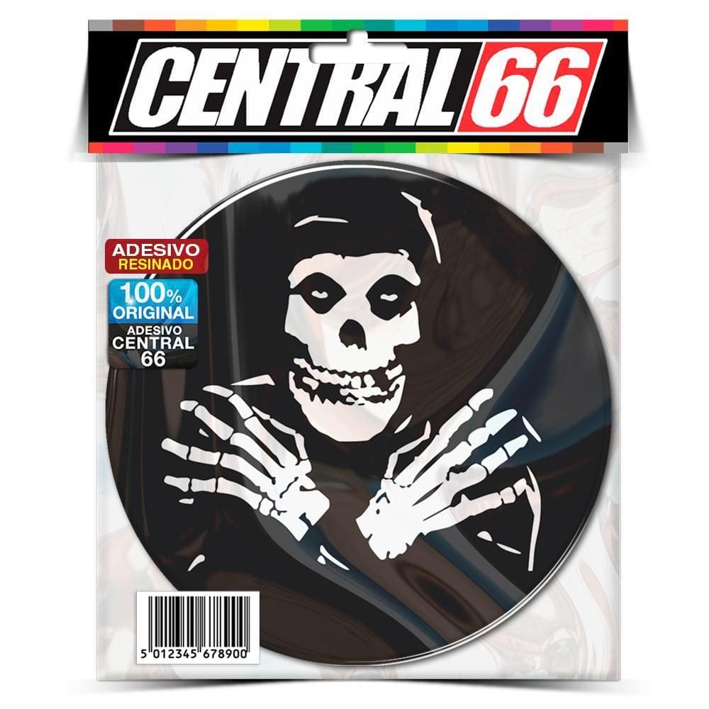 Adesivo Redondo Misftis Rosto e Mãos Resinado