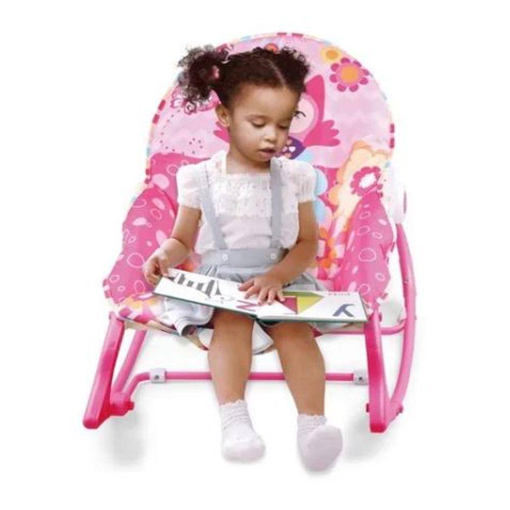 Cadeira Cadeirinha Bebe Descanso Vibratória Musical - 18 Kg Pequena Princesa