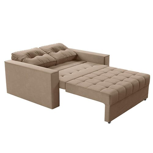 Sofá Cama 2 Lugares Drika 140cm Pena | Extra