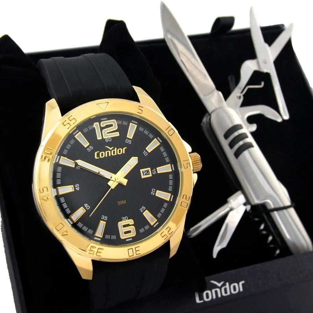 Relógio Condor Masculino Dourado Copc323hab/K5p