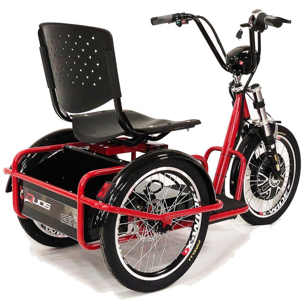 Triciclo Elétrico 800W Lítio com Ré Farol | Extra