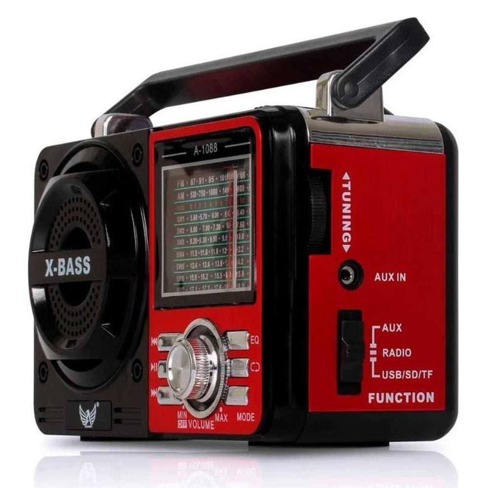 Rádio Retrô Altomex A-1088T Usb, Sd, Am/Fm E Lanterna