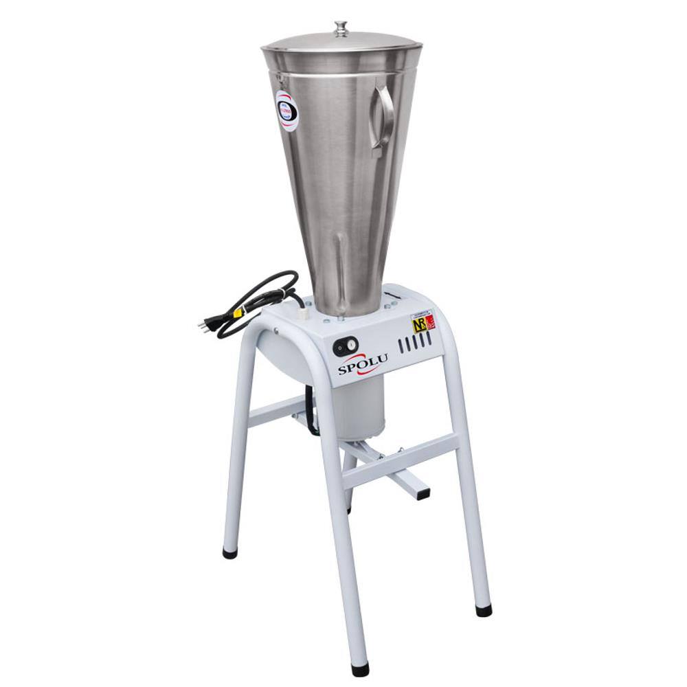Triturador De Alimentos Liquidificador Basculante 15 Litros Baixa Rotação 1500W Spolu