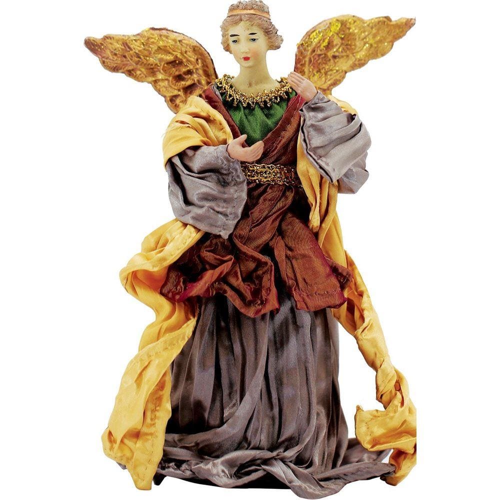 Estátua Estatueta Decorativa Em Resina Anjo Arcanjo 25cm