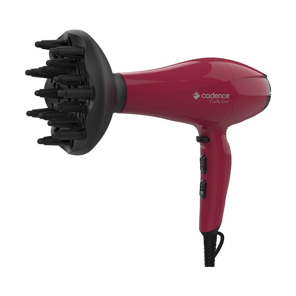 Secador de Cabelos Mallory Turbo Rainbow 2000W - Preto | Extra