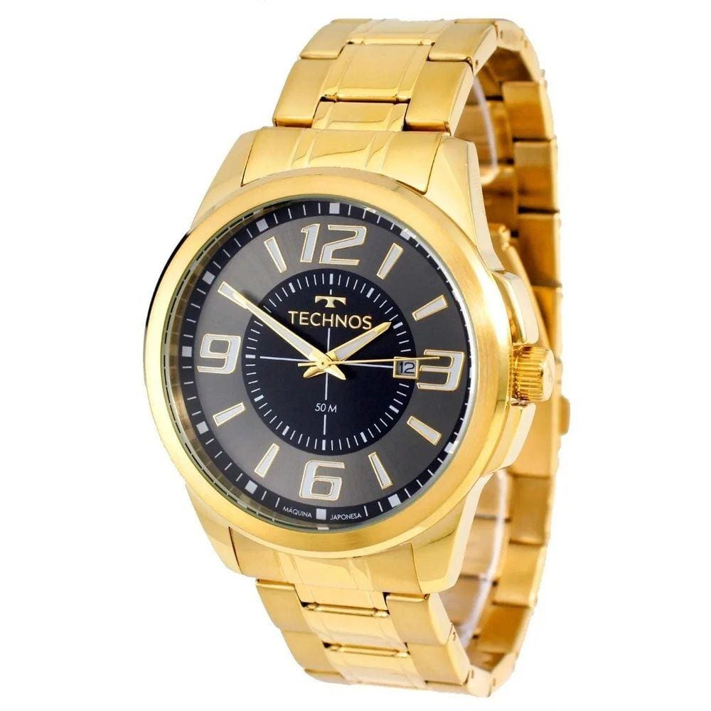 Relogio bulova masculino dourado wb21267h 97b101 Extra