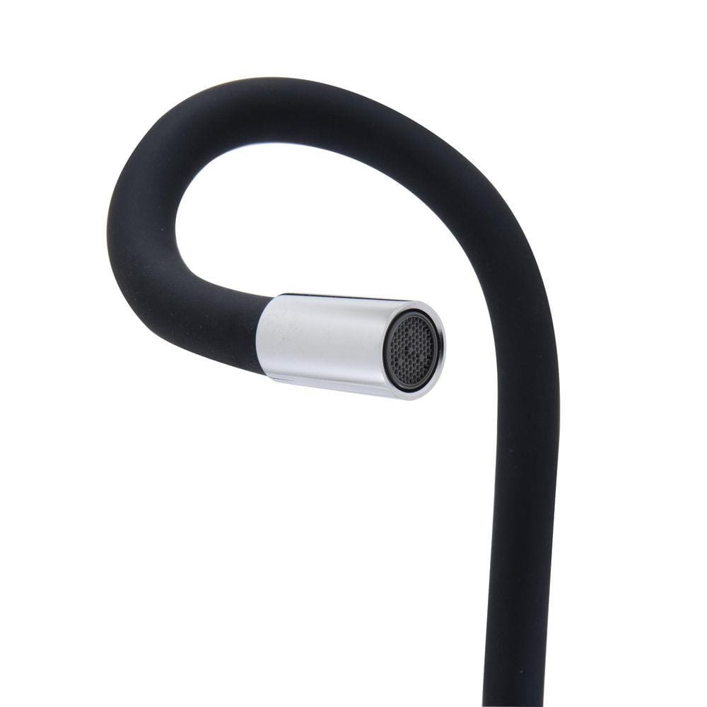 Torneira Para Cozinha De Parede Gourmet Flexível Preto C40