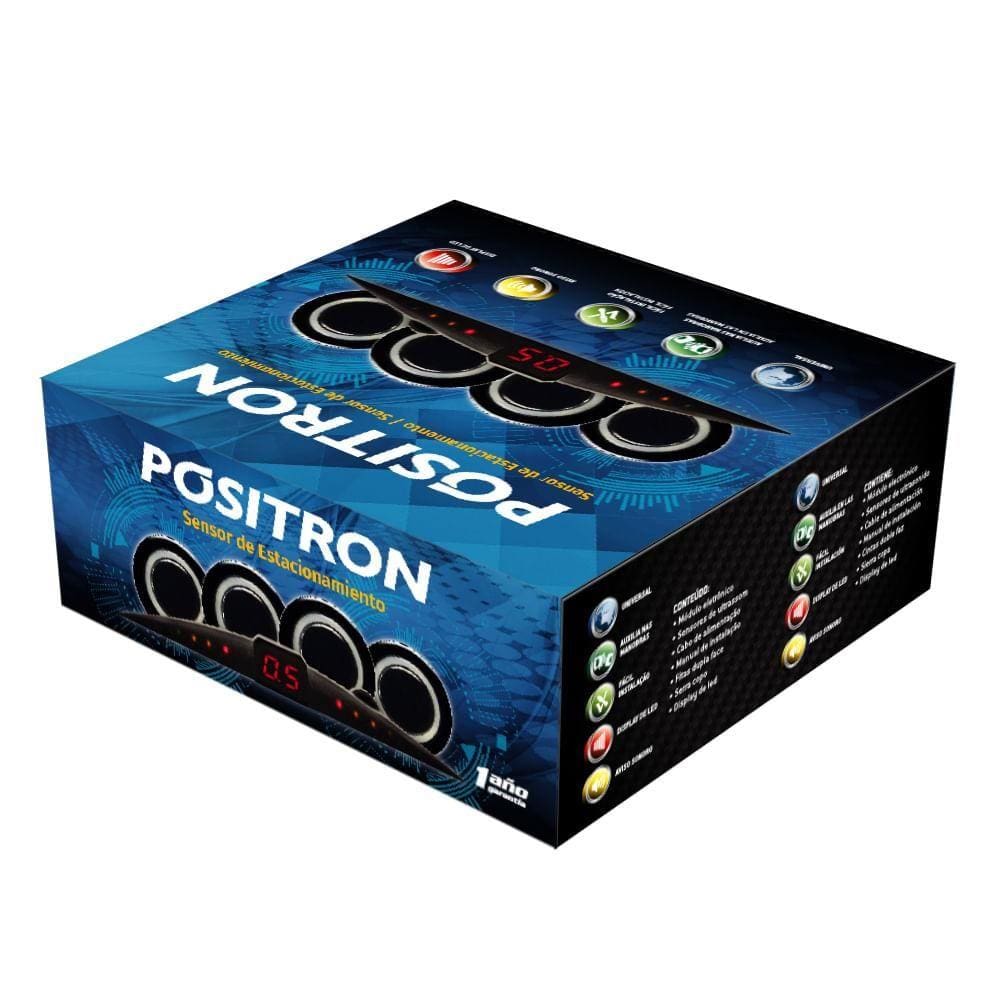 Sensor Estacionamento Positron Display Sonoro PS220 Branco