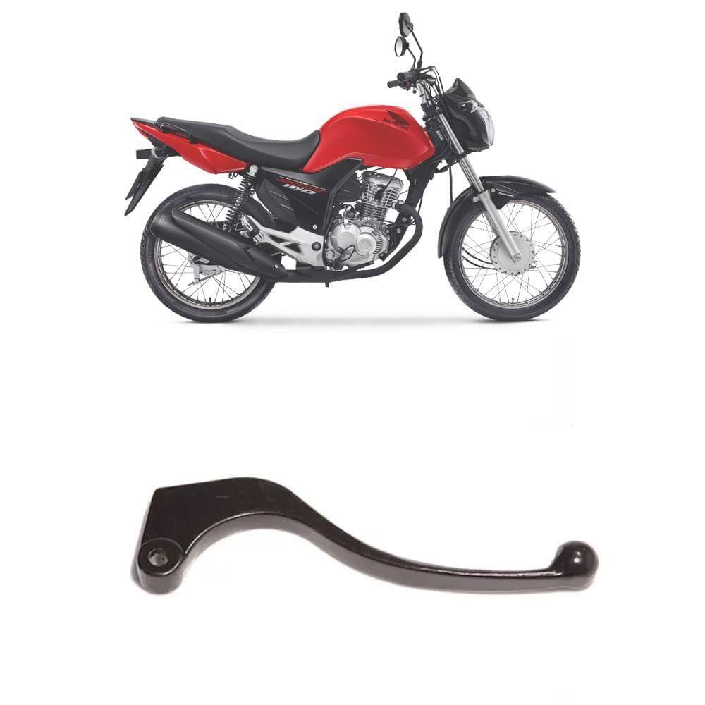 Manete Freio Longo Preto Cometa Honda CG 160 Start 2016-2018