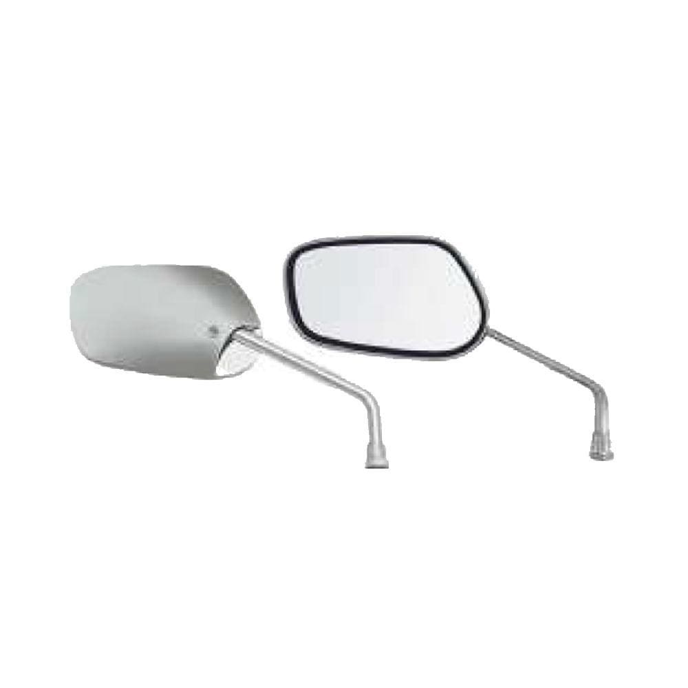 Retrovisor Mini GVS 2397 Honda CG125 Par Lente Prata Cromada
