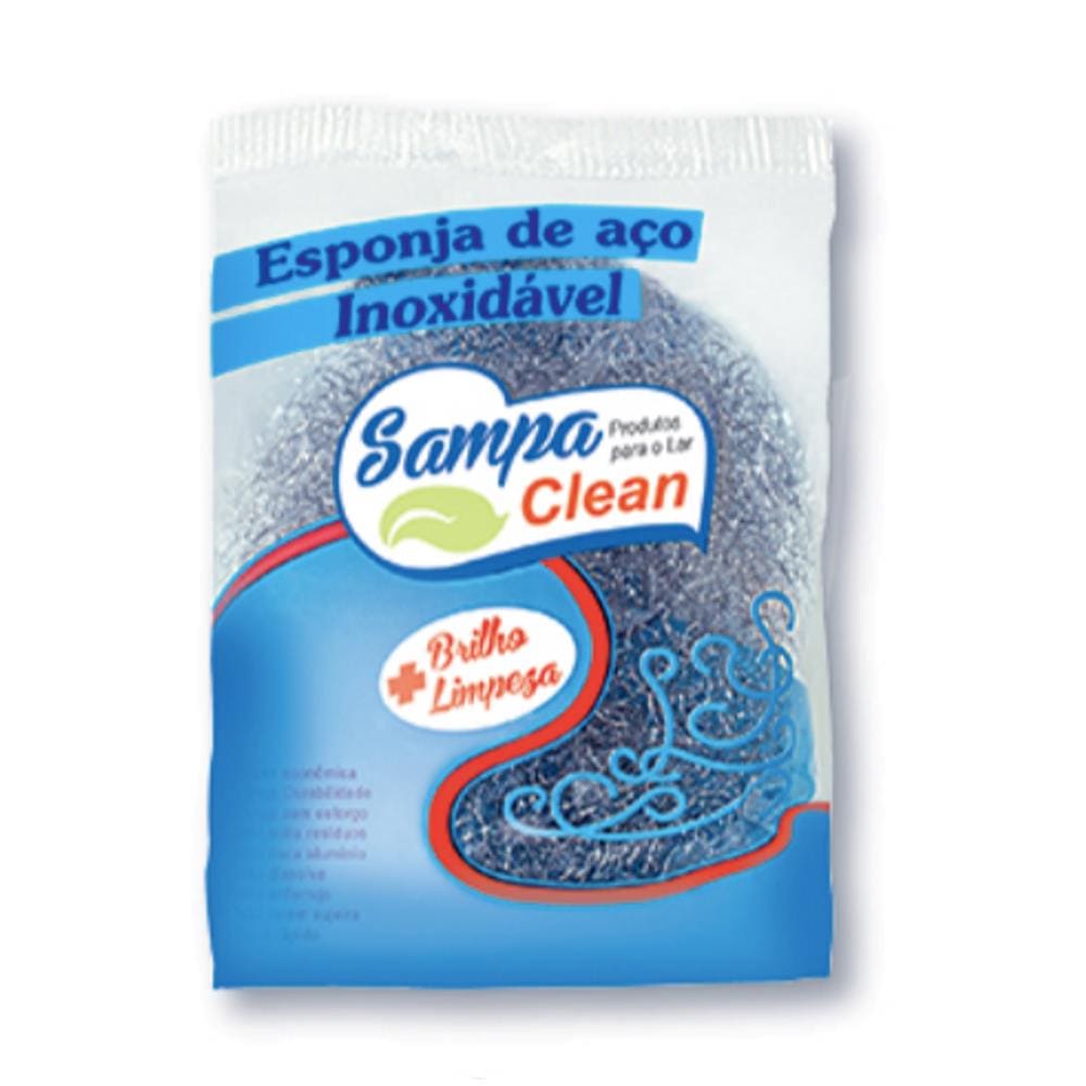 BUCHA BRILHO INOX UN Sampa Clean