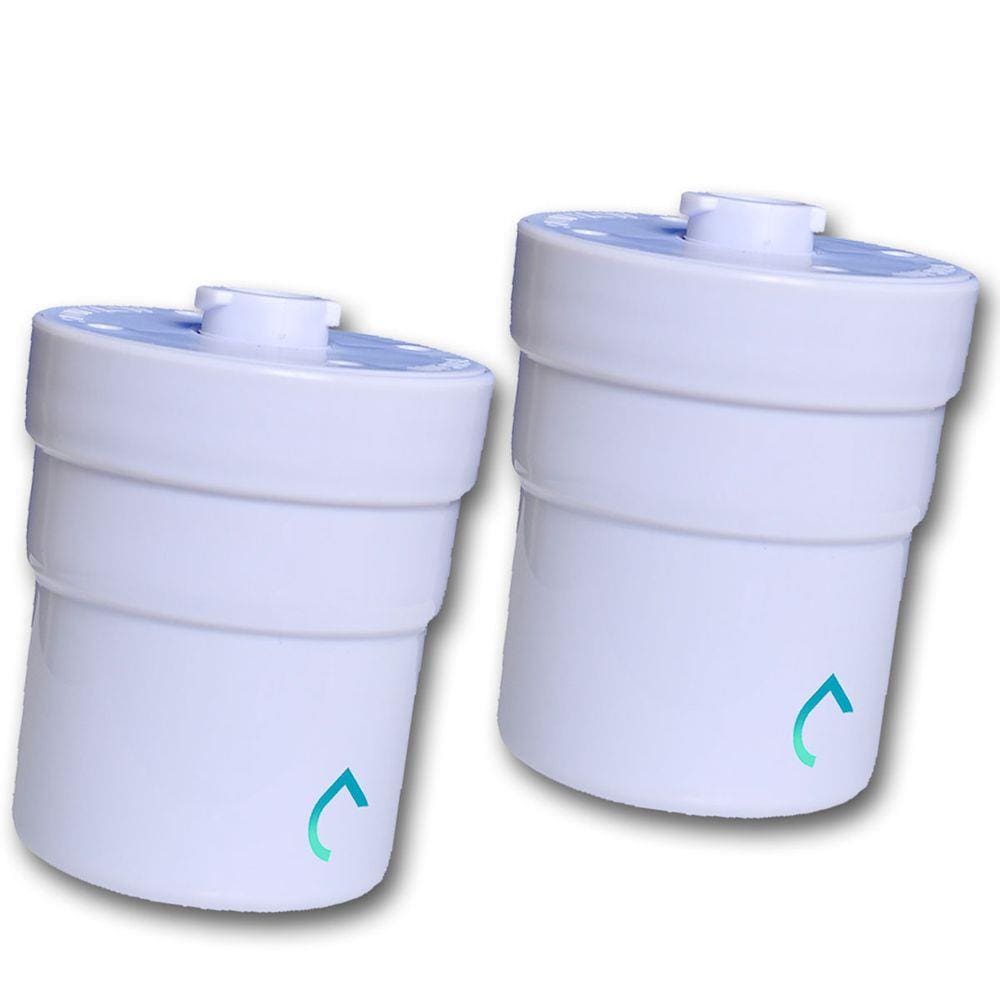 Kit 2 Refil Filtro Purific Purificador Rosca Encaixe Branco Camadas Vida Alcalinum Troca Fácil Puricell
