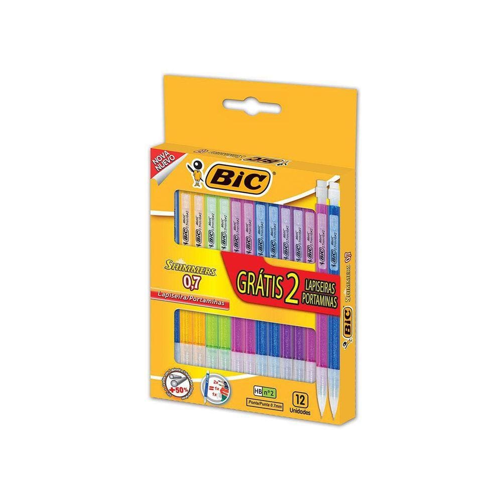 Lapiseira Shimmers 0.7Mm Blister Leve 14 E Pague 12Un Bic