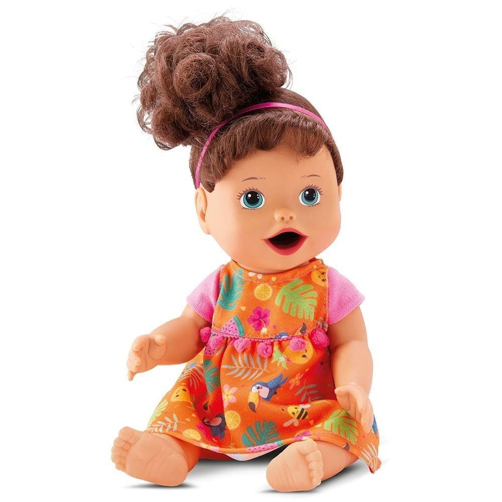 Boneca My Little Collection Primeira Papinha (Morena) - Divertoys