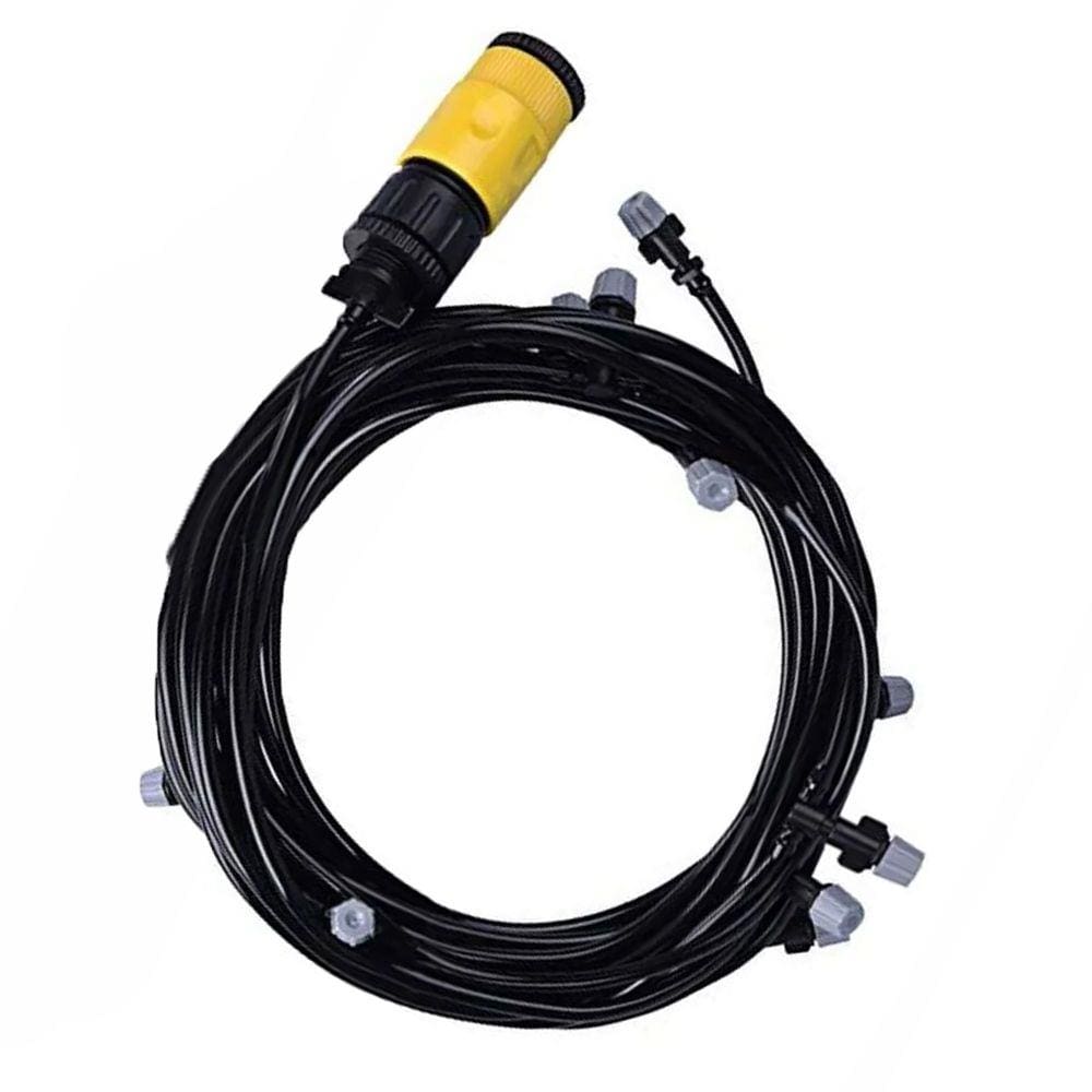 Mangueira climatizadora Sistema Irrigacao Kit 5 Jardim Grama 10 M