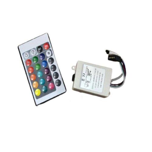 Central Da Fita Led Rgb Controlador Com Controle 5050 3528