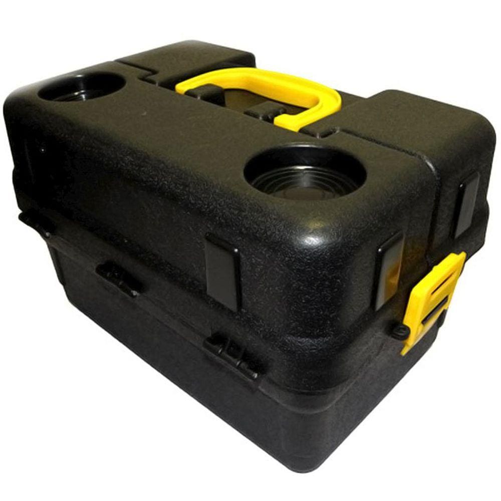 Caixa Hi Preto com 6 Bandejas (35x24x22cm)