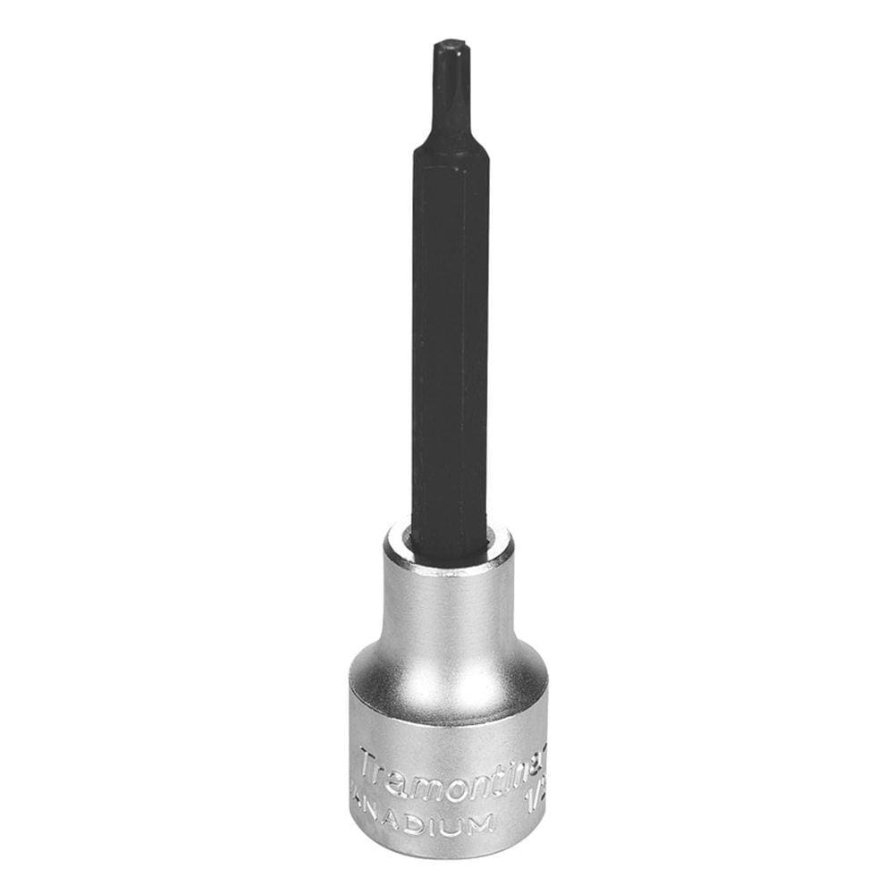 Soquete Longo em Aço Cromo Vanádio Ponta Trafix T25 - Encaixe 1/2” Tramontina