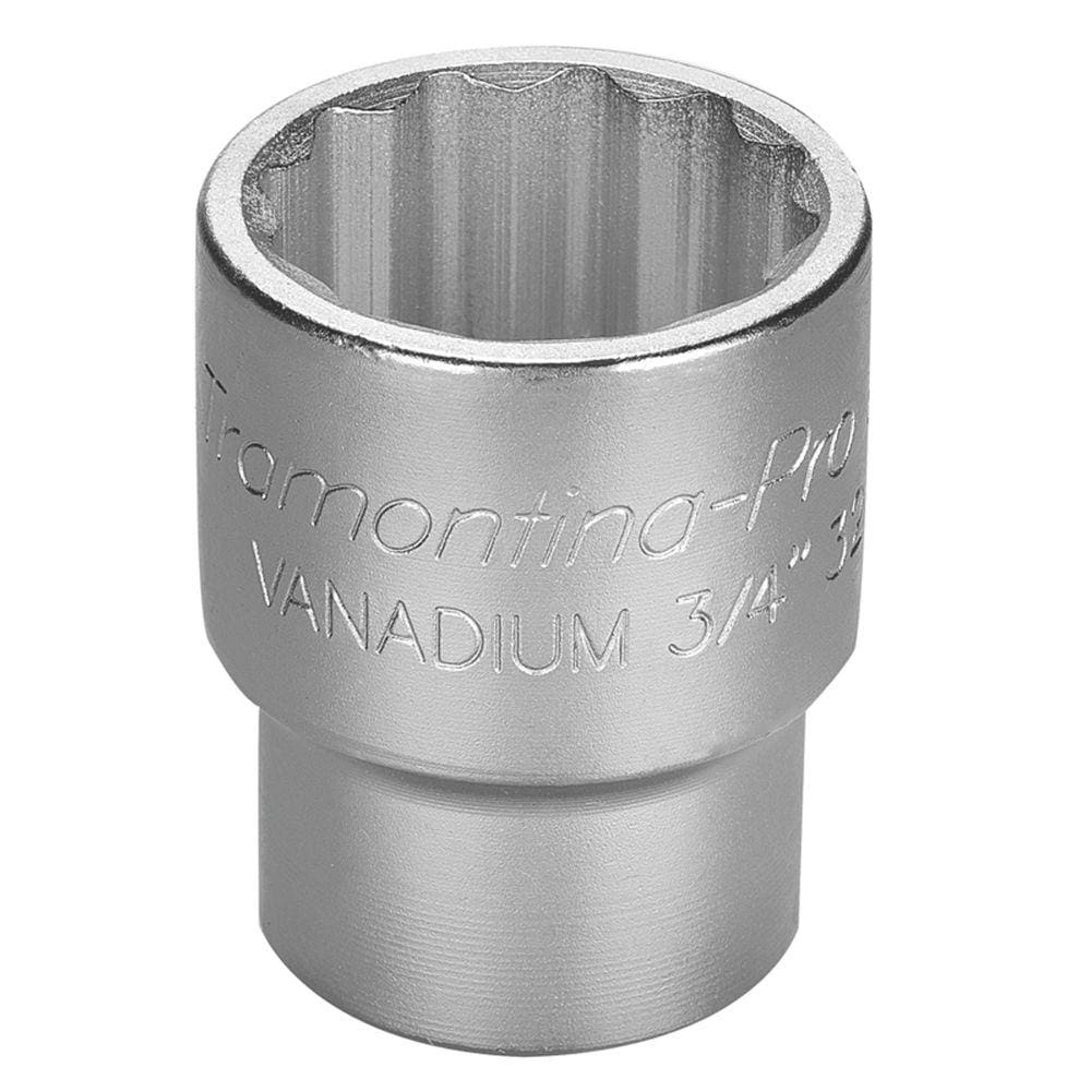 Soquete Estriado em Aço Cromo Vanádio 34 mm - Encaixe 3/4” Tramontina