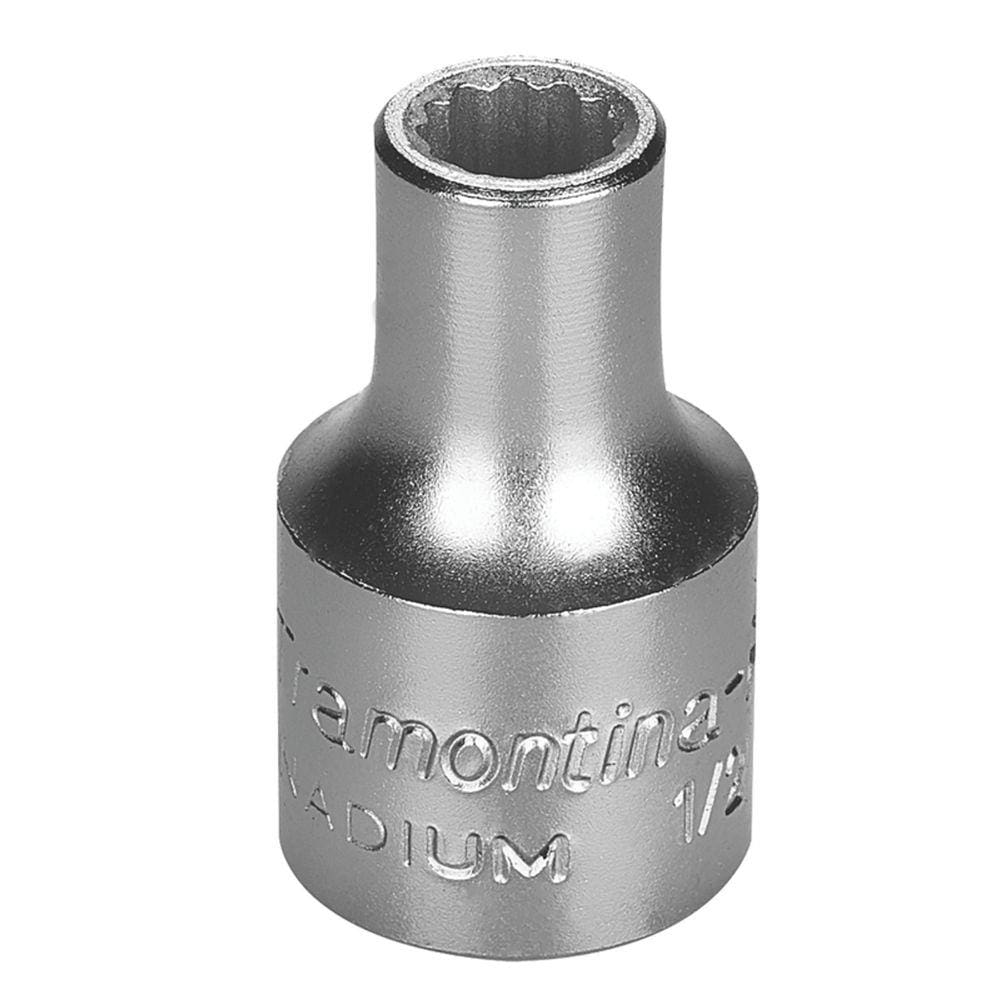 Soquete Estriado em Aço Cromo Vanádio 3/8” - Encaixe 1/2” Tramontina PRO Tramontina