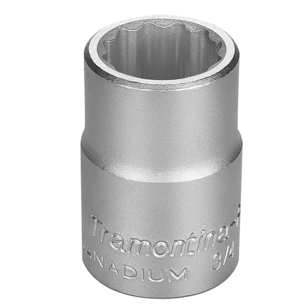 Soquete Estriado em Aço Cromo Vanádio 23 mm - Encaixe 3/4” Tramontina