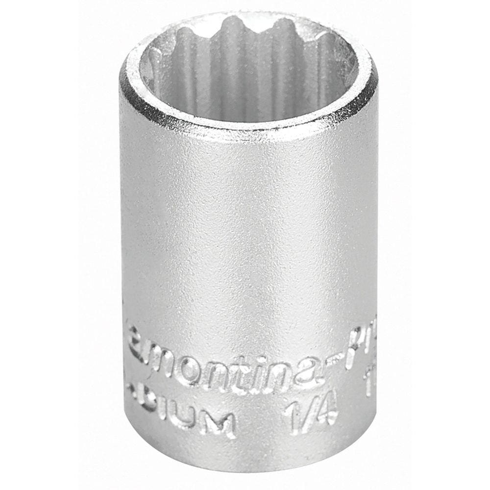 Soquete Estriado em Aço Cromo Vanádio 12 mm - Encaixe 1/4” Tramontina PRO Tramontina