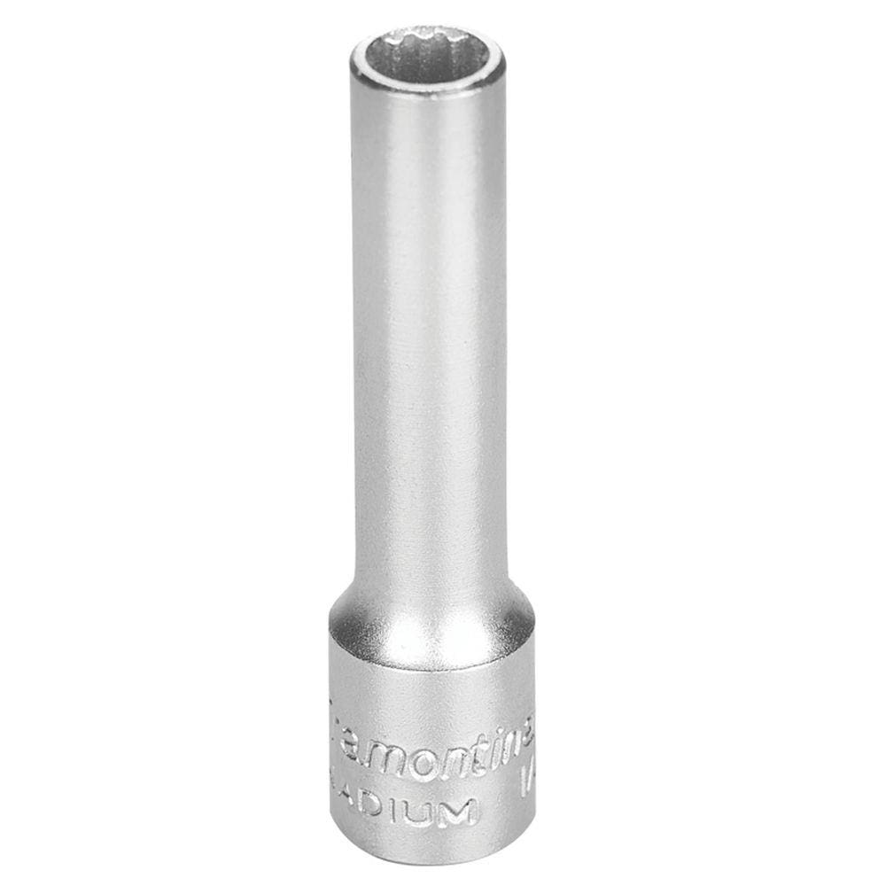 Soquete Estriado em Aço Cromo Vanádio 1/4” - Encaixe 1/4” Tramontina PRO Tramontina