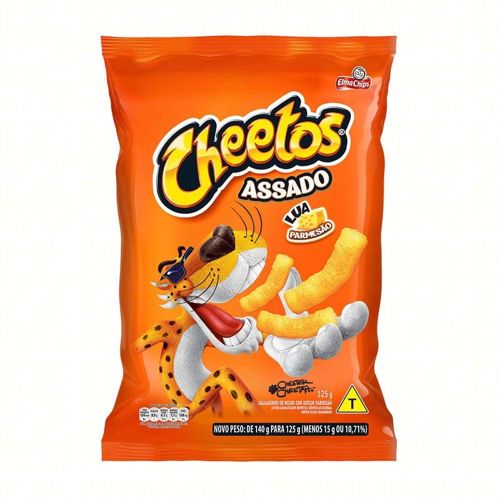 Cheetos onda sabor requeijão - Elma Chips - 150 g