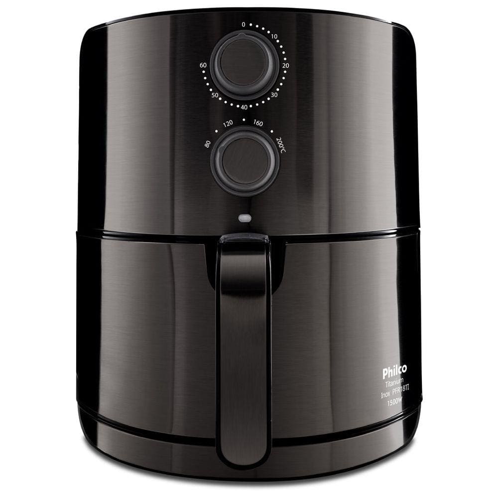 Fritadeira Air Fry Philco PFR18TI Titanium Inox 4,6L 1500W