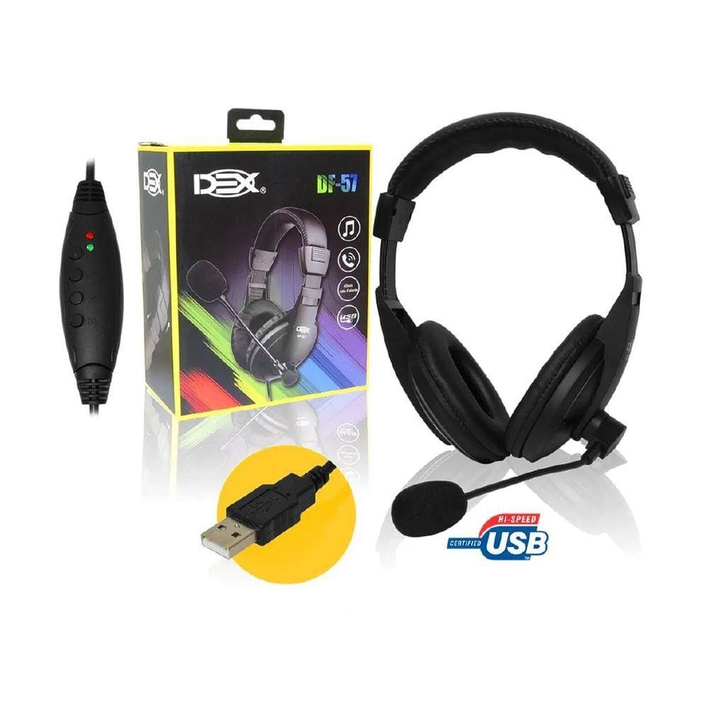 Fone C/ Microfone Dex Df-57
