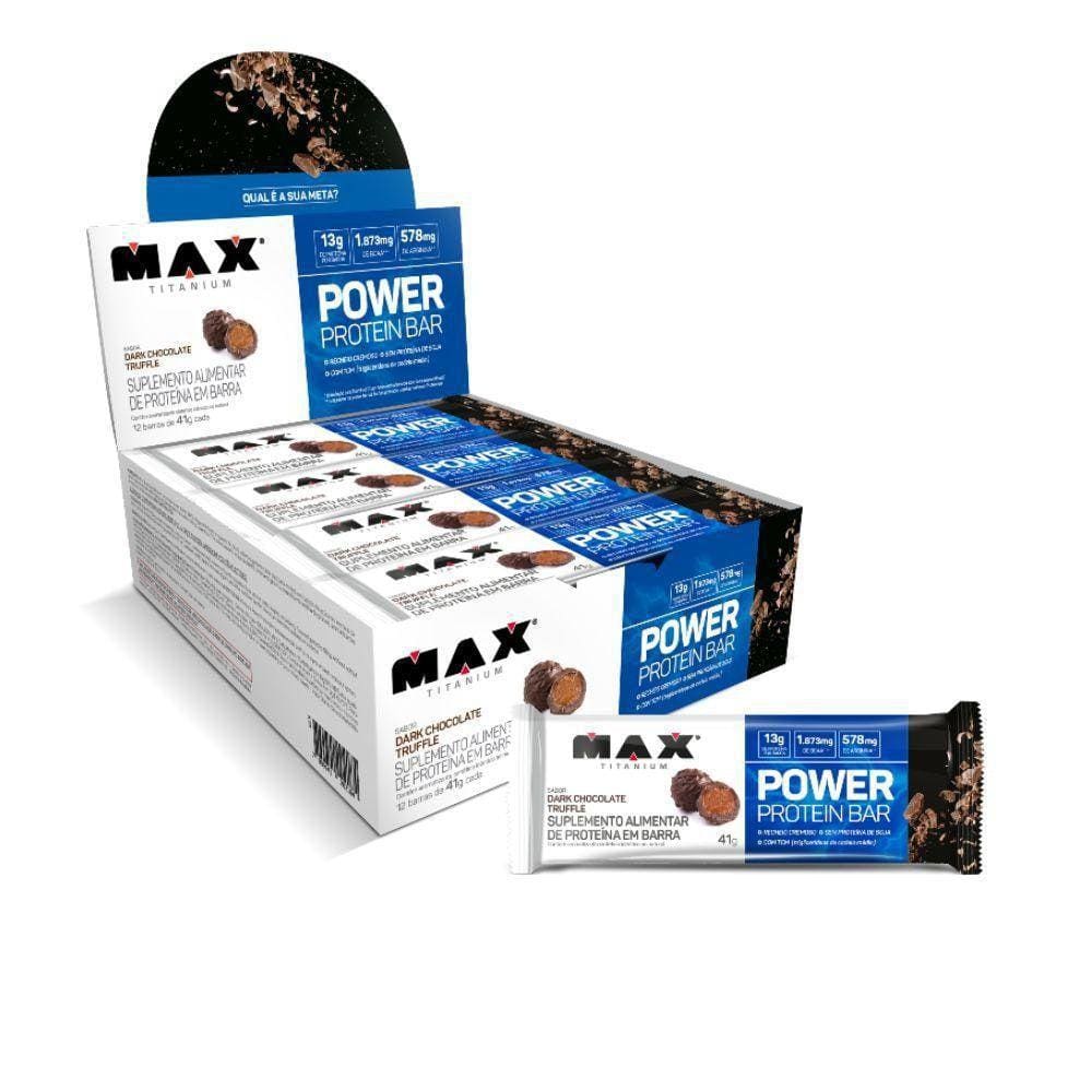 Power Protein Bar (12un de 41g) - Caramelo