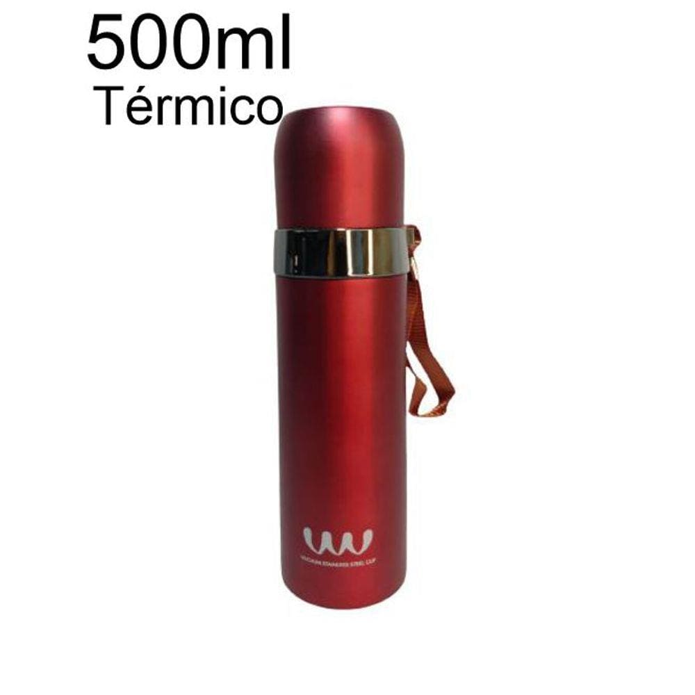 Garrafa Térmica c Copo Fast Click Quente /Frio Top Inox sopa
