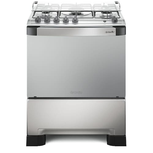 imagem-Fogão Mueller 5 bocas Decorato Inox - Bivolt