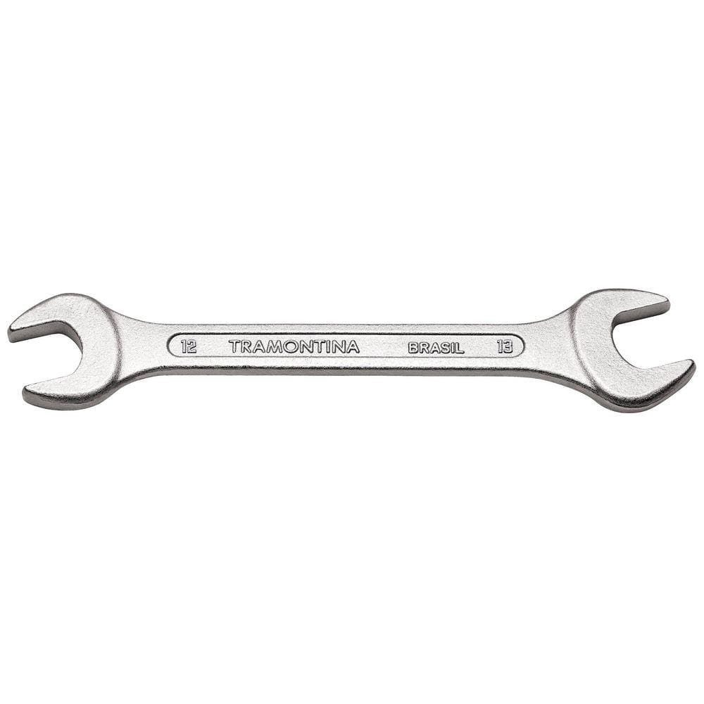 Chave Fixa 12x13 mm Tramontina Basic com Corpo em Aço Especial Cromado Tramontina