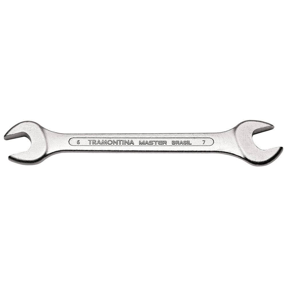 Chave Fixa 6x7 mm Tramontina com Corpo em Aço Especial Cromado Tramontina