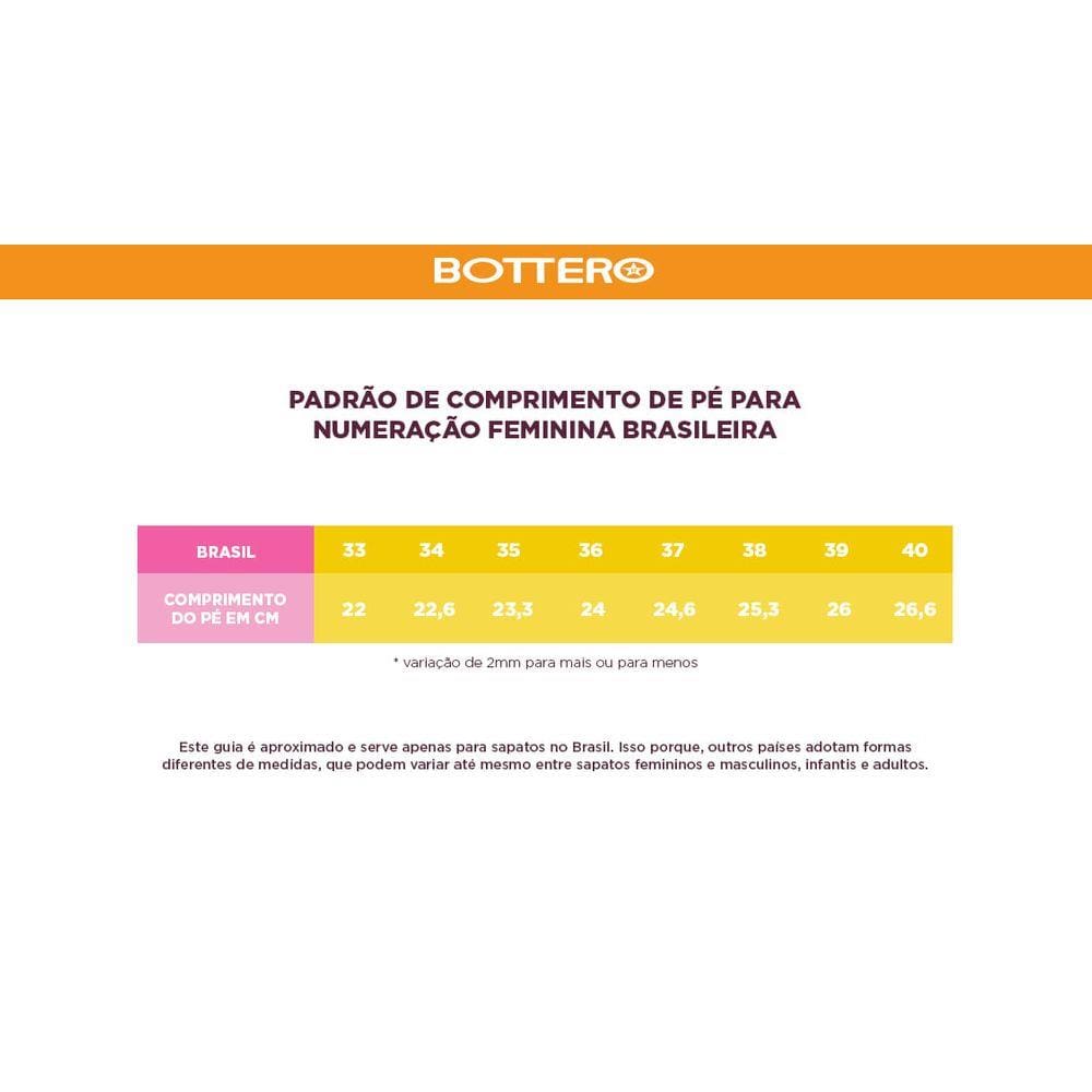 Rasteira Feminina Bottero Couro Preto 332201