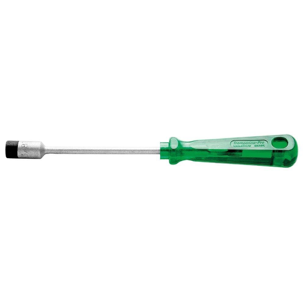 Chave de Fenda Canhão em Aço Cromo Vanádio 1/4"x125 mm Tramontina PRO Tramontina