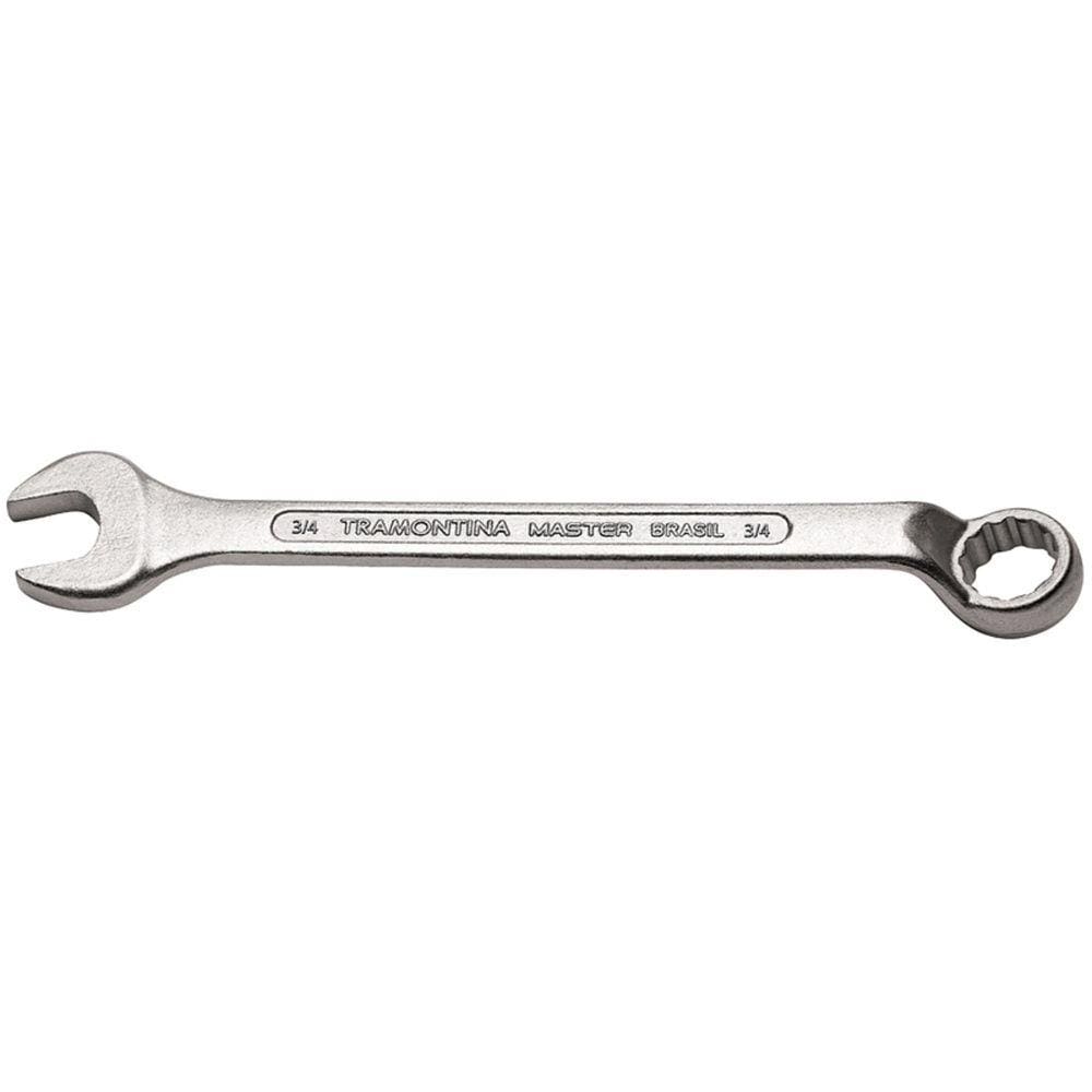Chave Combinada 3/4” Tramontina com Corpo Forjado em Aço Especial Cromado Tramontina