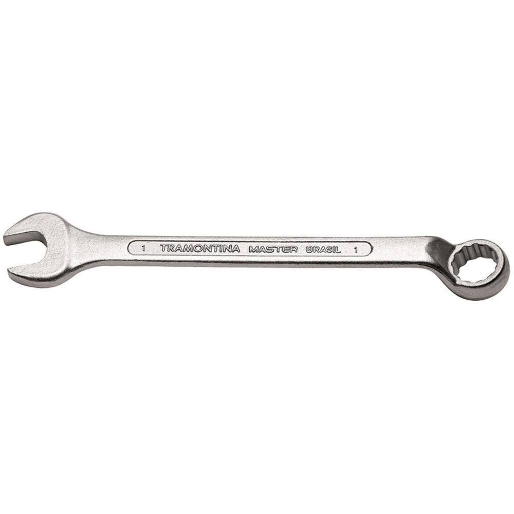 Chave Combinada 1” com Pescoço Tramontina com Corpo Forjado em Aço Especial Cromado Tramontina