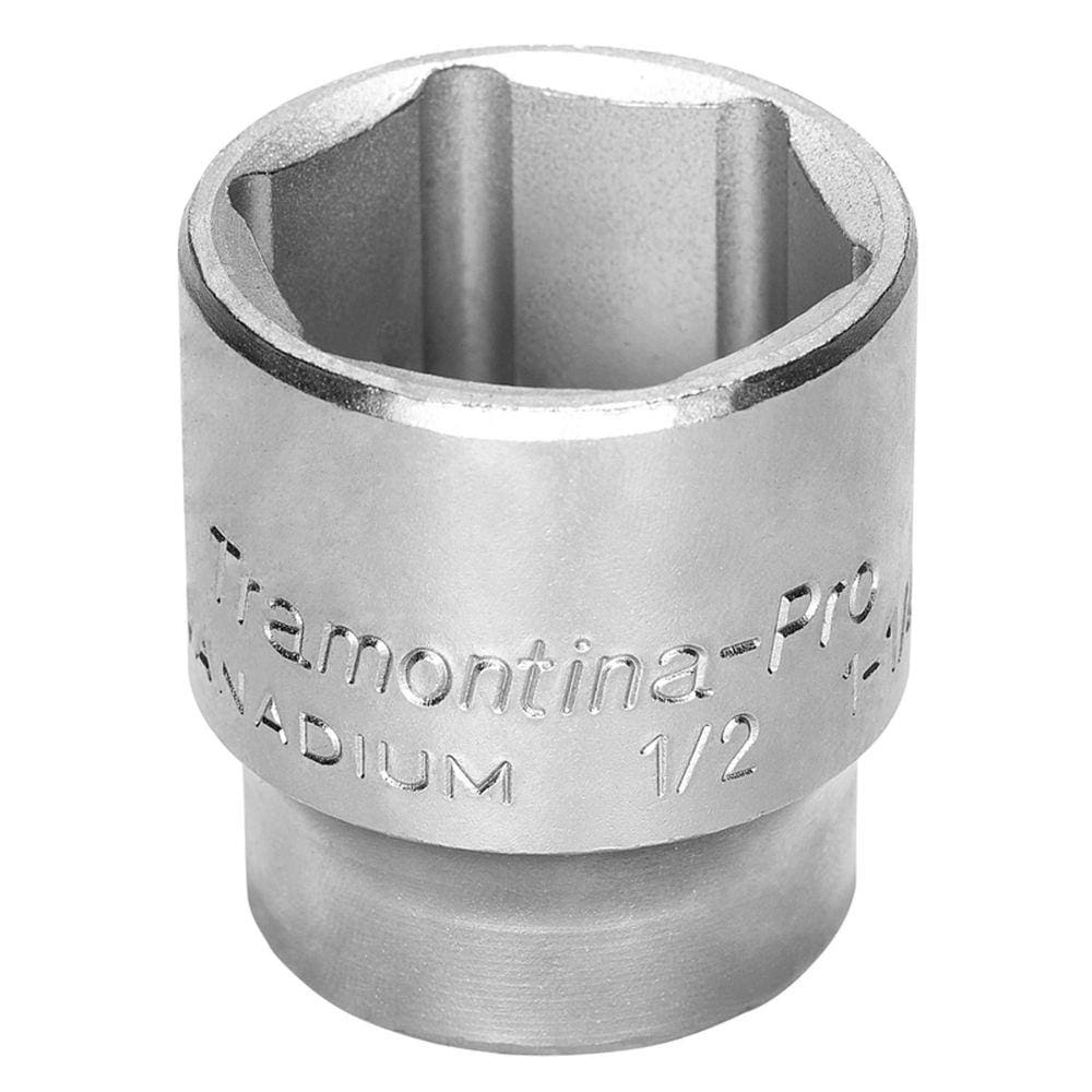 Soquete Sextavado em Aço Cromo Vanádio 5/8” - Encaixe 1/2” Tramontina PRO Tramontina