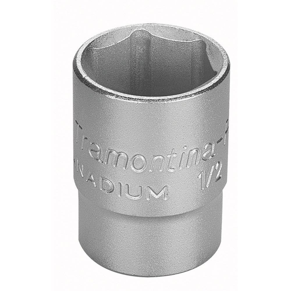 Soquete Sextavado em Aço Cromo Vanádio 24 mm - Encaixe 1/2" Tramontina PRO Tramontina