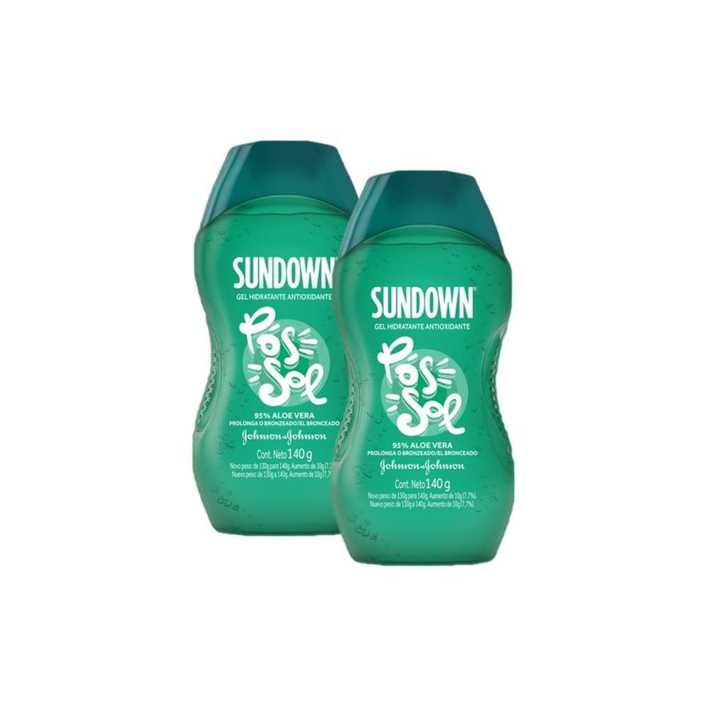 Kit 2 Pós Sol Sundown em Gel 140g