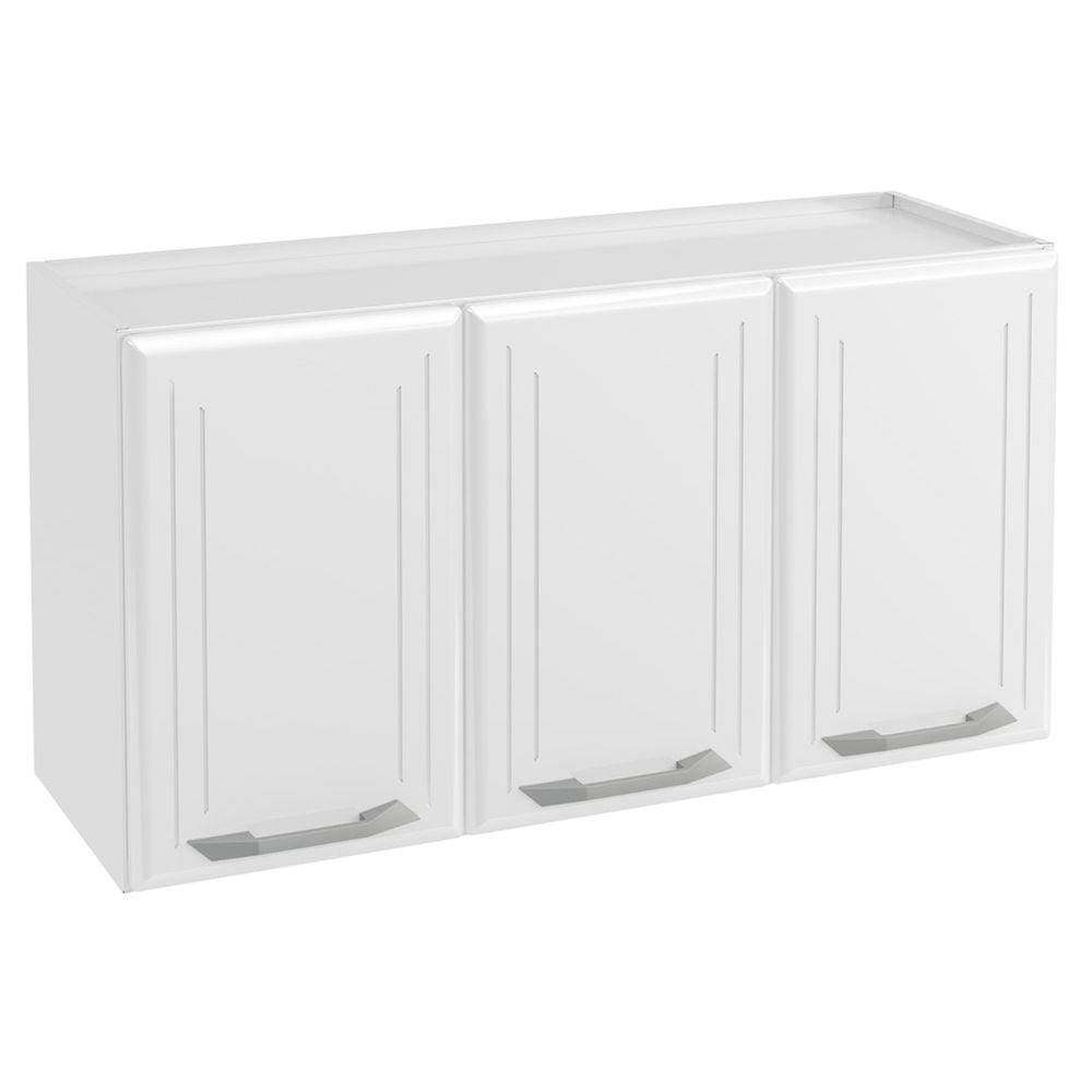 Armário Aéreo Cozinha Topázio 3 Portas Branco - Telasul