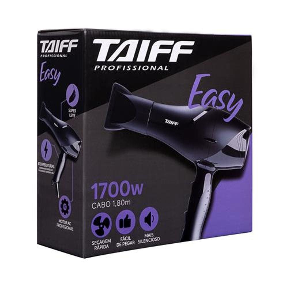Secador De Cabelo Taiff Easy 1700W
