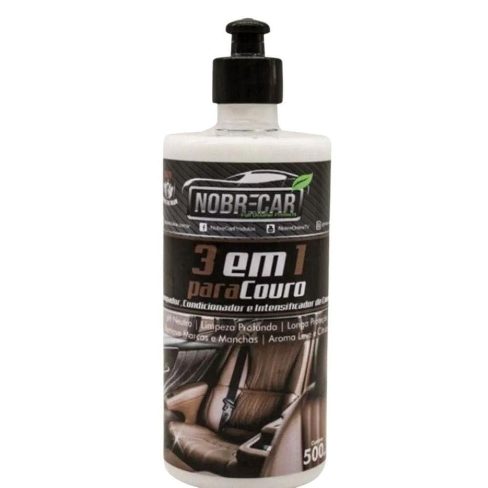 3 Em 1 Para Couro Limpa Hidrata E Intensifica A Cor 500Ml