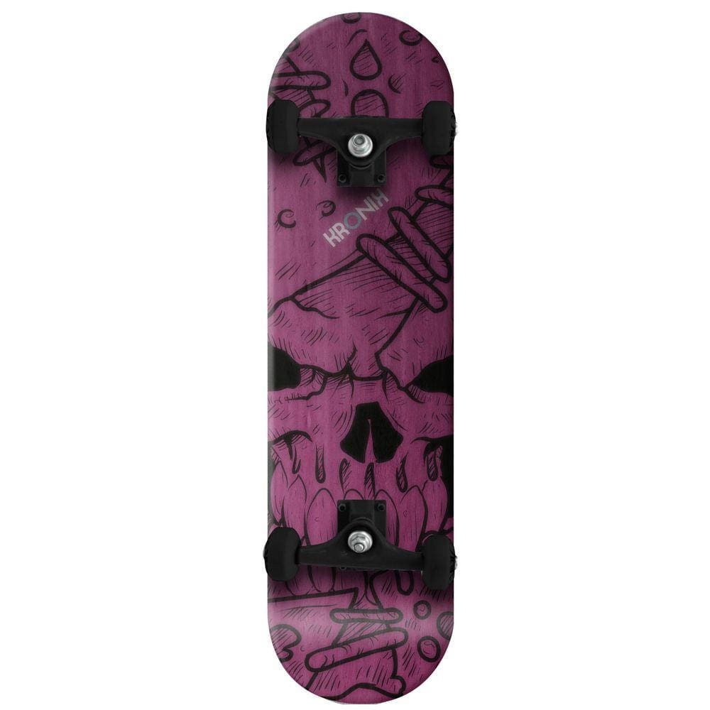 Skate Pro Kronik Pink Skull