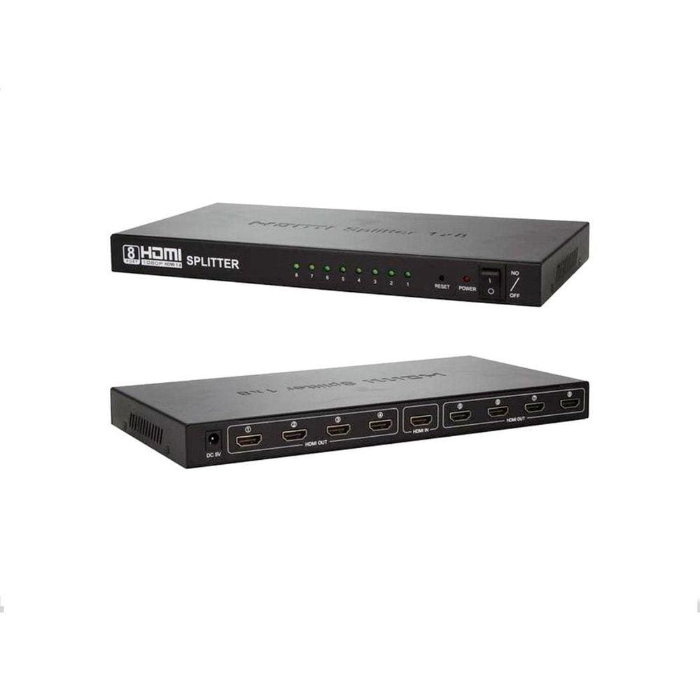 Splitter Distribuidor Hdmi 1x8 Full Hd 3d 4kdk108